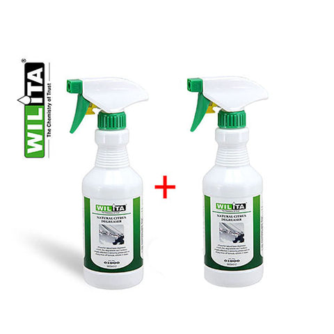 WilIta Bicycle Chain and overall Natural Citrius Degreaser 500ml TWIN PACK